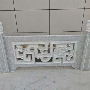 大庆芝麻白河道栏杆 桥栏杆